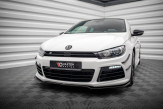 Maxton Design spoiler predného nárazníka VW Scirocco 3 R pred FL Ver.4 - čierny lesklý