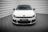 Maxton Design spoiler predného nárazníka VW Scirocco 3 R pred FL Ver.4 - čierny lesklý