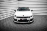 Maxton Design spoiler predného nárazníka Street Pro VW Scirocco 3 R pred FL - čierny + lesklé krídielka 