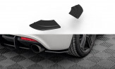 Maxton Design bočné spoilery zadného nárazníka Street Pro VW Scirocco 3 R pred FL - čierno červený 