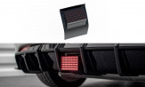 Maxton Design LED brzdové svetlo zadného nárazníka VW Scirocco 3 R pred FL - čierny lesklý  