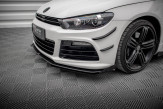 Maxton Design krídielka spoilera predného nárazníka VW Scirocco 3 R pred FL - čierny lesklý