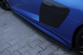 Maxton Design bočné prahové lišty AUDI R8 Type 4S pred FL - čierny lesklý