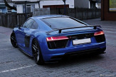 Maxton Design bočné spoilery zadného nárazníka AUDI R8 Type 4S pred FL - čierny lesklý