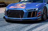 Maxton Design Racing spoiler predného nárazníka AUDI R8 Type 4S pred FL - čierny 