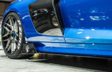 Maxton Design Racing bočné prahové lišty AUDI R8 Type 4S pred FL - čierny 