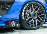 Maxton Design Racing bočné prahové lišty AUDI R8 Type 4S pred FL - čierny 