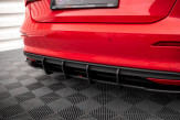 Maxton Design spoiler zadného nárazníka Street Pro AUDI A3 8Y Sportback - čierno červený + lesklé krídielka 