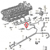 OEM AUDI RS4 135bar palivový spätný ventil 2.0 TFSI EA113