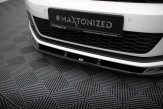 Maxton Design spoiler predného nárazníka VW Scirocco 3 po FL Ver.1 - čierny lesklý