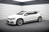 Maxton Design bočné prahové lišty VW Scirocco 3 po FL - čierny lesklý