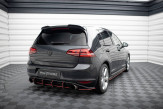 Maxton Design predĺženie strešného spoilera 3D VW Golf VII GTI / R / R-Line - čierny lesklý