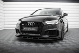 Maxton Design spoiler predného nárazníka Street Pro AUDI RS3 8V po FL Sedan - čierny 