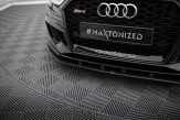Maxton Design spoiler predného nárazníka Street Pro AUDI RS3 8V po FL Sedan - čierny 