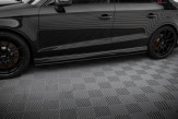 Maxton Design bočné prahové lišty Street Pro AUDI RS3 8V po FL Sedan - čierny 