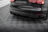 Maxton Design difúzor zadného nárazníka Street Pro AUDI RS3 8V po FL Sedan - čierny 