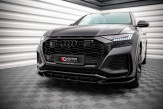 Maxton Design spoiler predného nárazníka AUDI RS Q8 Ver.2 - čierny lesklý  