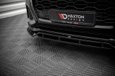 Maxton Design spoiler predného nárazníka AUDI RS Q8 Ver.3 - čierny lesklý  