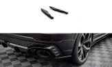 Maxton Design bočné spoilery zadného nárazníka AUDI RS Q8 Ver.2 - čierny lesklý  