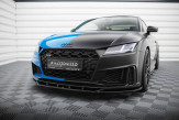 Maxton Design spoiler predného nárazníka AUDI TTS 8S po FL Ver.2 - čierny lesklý  