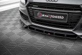 Maxton Design spoiler predného nárazníka AUDI TTS / TT S-Line 8S pred FL Ver.2 - čierny lesklý  