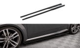 Maxton Design bočné prahové lišty AUDI TT S-Line 8S pred FL - čierny lesklý  