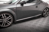 Maxton Design bočné prahové lišty AUDI TT S-Line 8S pred FL - čierny lesklý  