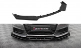 Maxton Design spoiler predného nárazníka Street Pro AUDI TTS / TT S-Line 8S - čierny + lesklé krídielka