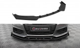 Maxton Design spoiler predného nárazníka Street Pro AUDI TTS / TT S-Line 8S - čierno červený + lesklé krídielka