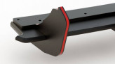 Maxton Design difúzor zadného nárazníka Street Pro AUDI TTS 8S pred FL - čierno červený 