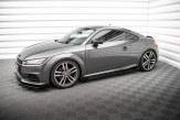 Maxton Design krídielka bočných prahových líšt AUDI TTS / TT S-Line 8S pred FL - čierny lesklý  