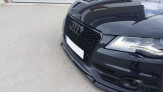 Maxton Design spoiler predného nárazníka AUDI A7 S-Line / S7 C7 pred FL Ver.1 - čierny lesklý