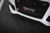 Maxton Design spoiler predného nárazníka AUDI RS7 C7 po FL Ver.3 - čierny lesklý