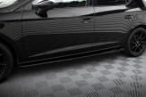 Maxton Design bočné prahové lišty Seat Leon 5F / FR / CUPRA pred/po FL Ver.4 - čierny lesklý  