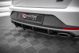 Maxton Design difúzor zadného nárazníka Street Pro Seat Leon 5F CUPRA Sportstourer pred FL - čierno červený