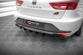 Maxton Design spoiler zadného nárazníka Seat Leon 5F CUPRA Sportstourer pred FL - čierny lesklý