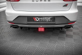 Maxton Design LED brzdové svetlo zadného nárazníka Seat Leon 5F CUPRA Sportstourer pred FL - čierny lesklý