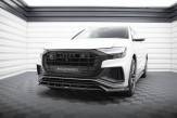 Maxton Design spoiler predného nárazníka AUDI Q8 S-Line / SQ8 Ver.2 - čierny lesklý  