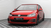 Maxton Design spoiler predného nárazníka VW Golf VII GTI po FL Ver.3 - čierny lesklý