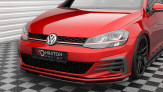 Maxton Design spoiler predného nárazníka VW Golf VII GTI po FL Ver.3 - čierny lesklý