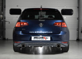 Catback výfuk VW Golf 7 GTI & Performance Clubsport 2.0 TSI Milltek Sport SSXVW229 - bez rezonátora / okrúhle čierne koncovky
