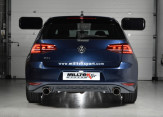 Catback výfuk VW Golf 7 GTI & Performance Clubsport 2.0 TSI Milltek Sport SSXVW225 - s rezonátorom / okrúhle leštené koncovky