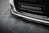Maxton Design spoiler predného nárazníka AUDI RS3 8V po FL Sedan Ver.3 - čierny lesklý  