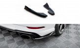 Maxton Design bočné spoilery zadného nárazníka AUDI RS3 8V po FL Sedan Ver.3 - čierny lesklý  