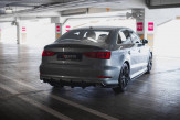 Maxton Design difúzor zadného nárazníka Street Pro AUDI A3 S-Line / S3 8V pred FL Sedan - čierny 