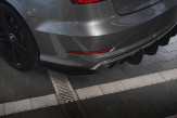 Maxton Design bočné spoilery zadného nárazníka Street Pro AUDI S3 8V pred FL Sedan - čierny 