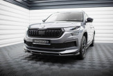 Maxton Design spoiler predného nárazníka ŠKODA Kodiaq Sportline po FL Ver.1 - čierny lesklý