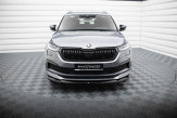 Maxton Design spoiler predného nárazníka ŠKODA Kodiaq Sportline po FL Ver.1 - čierny lesklý