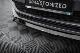 Maxton Design spoiler predného nárazníka ŠKODA Kodiaq Sportline po FL Ver.1 - čierny lesklý