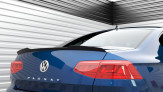 Maxton Design predĺženie strešného spoilera VW Passat B8 R-Line Sedan pred FL - čierny lesklý